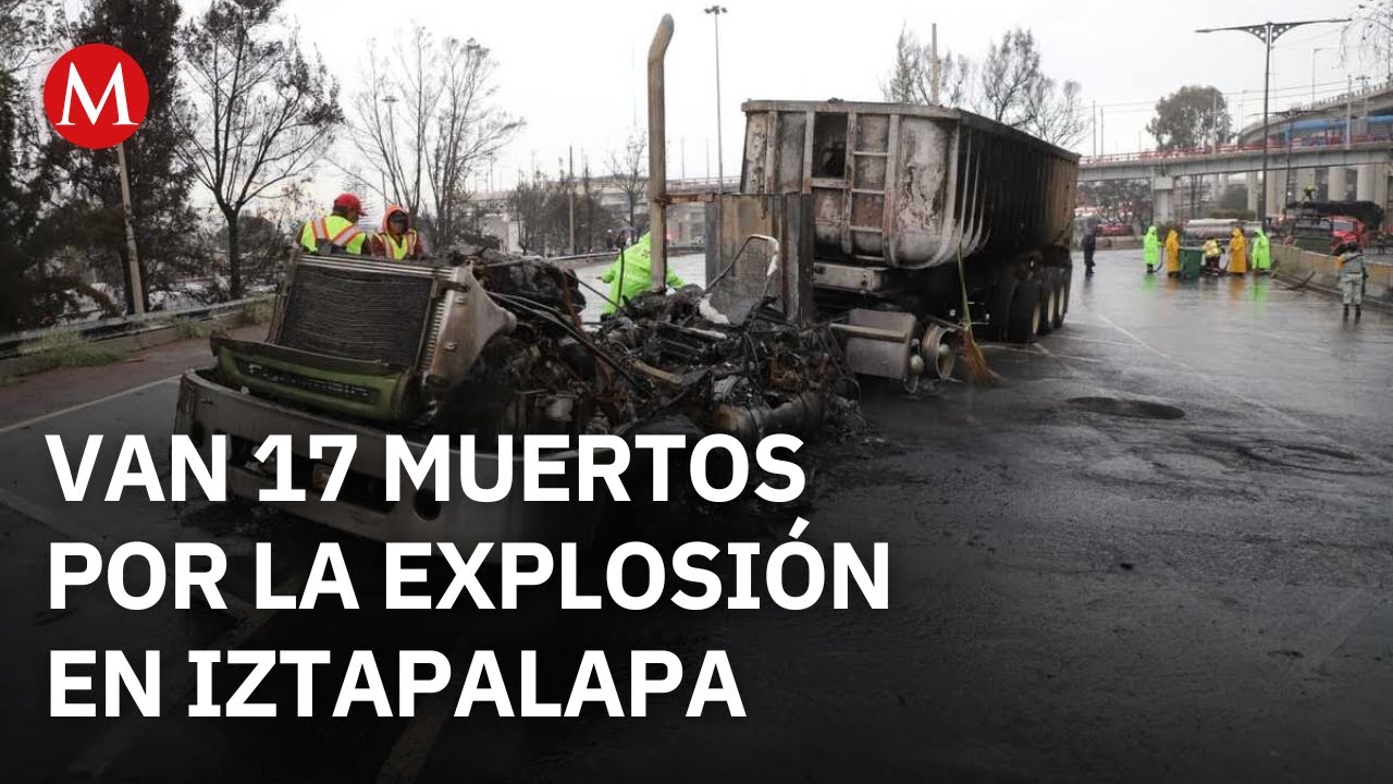Sube a 17 la cifra de muertos por explosión de pipa en Iztapalapa - YouTube
