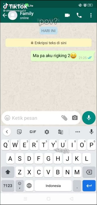 Pov anak Rp || wajar bila saat ini ku iri pada kalian || 🌿🍵