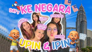 TERBANG KE NEGARA UPIN IPIN BARENG VILMEI ,MEISSIE ,KLARA ,CICI KOREA | HAMPIR DITINGGAL PESAWAT😭