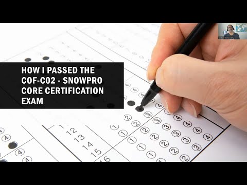 How I passed the Snowflake SnowPro Core (COF-C02 - ) Certification Exam