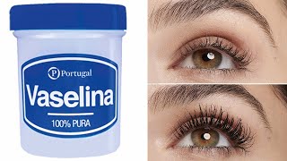 Echa Vaselina en tus Pestañas y Cejas ¡Quedarás Impactada por los Resultados!