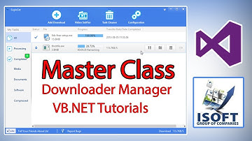 How to create a Professional Internet Downloader Manager in VB NET 2020 Edition