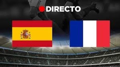 Espana vs Francia semifinal A de la Eurocopa 2do tiempo