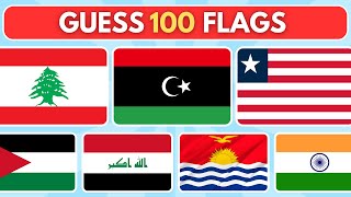 Guess And Learn 100 Flags! 🌍🚩 | Flag Quiz