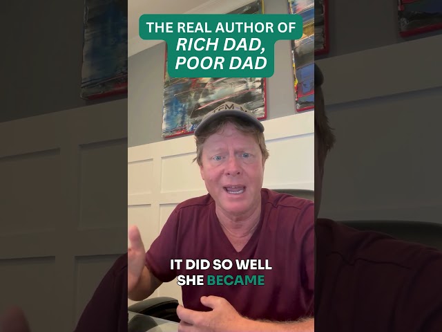 The REAL author of Rich Dad, Poor Dad #robertkiyosaki #sharonlechter #richdadpoordad #businesscoach