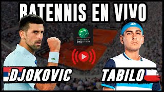 Novak Djokovic vs Alejandro Tabilo  Masters 1000 de Roma  Reaccion en VIVO