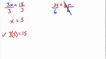 2-6 Solving Multiplication and Division Equations