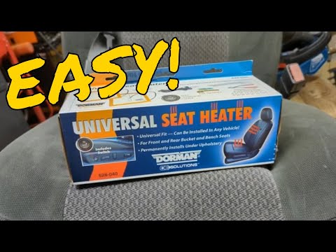 Drake Off Road Universal Plug-in seat Heater kit with high/Low Settings 2  seat Car Heated seat