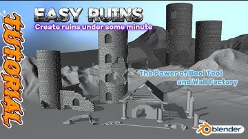 How to create Ruins in Blender
