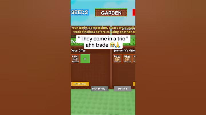 I TRADED MY RAINBOW RACCOON FOR THESE RARE FOXES ‼️ #growagarden #roblox #gag