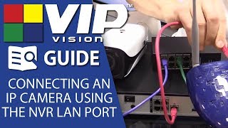 Vip Vision Tutorials Connecting An Ip Camera Using The Nvr Lan Port