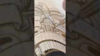 SEE UP CLOSE the Details of the New Braunfels Police Badge #metalwork #sketching #metalfabrication