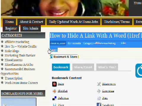 Video: How To Hide A Link Under A Word