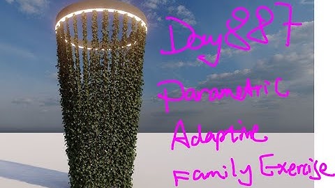 Revit Exercise (Day 887) - Parametric Adaptive Family Exercise