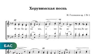 Херувимская Песнь -  Н. Голованов (Бас)