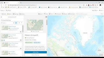 How to add a cool basemap in the Map Viewer