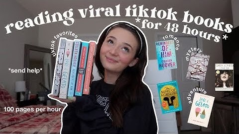 READING VIRAL TIKTOK BOOKS 🧸🍯 i tried reading for over 48 hours straight! *readathon vlog*