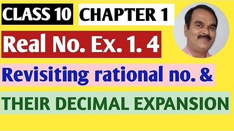 Revisiting rational numbers and their decimal expansion | real numbers