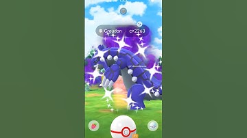 Let’s go! ✨ Got Shadow Shiny Shadow Groudon in Pokemon GO.