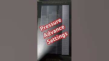 Getting your pressure advance Settings! #3dprinting #troubleshooting #settings #3dprinter #creality