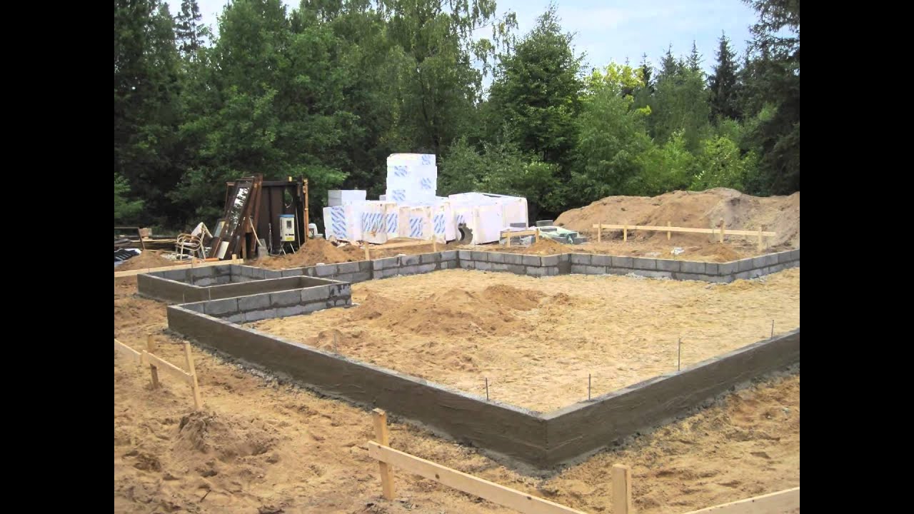 Sokkel til nyt sommerhus youtube
