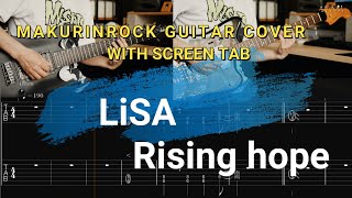 Rising Hope guitar cover with screen tab
