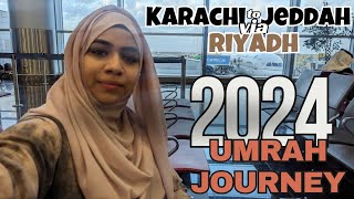 Umrah Journey | Karachi to Riyadh to Jeddah | Saudi airline economy | Umrah Travel Guide 🕋