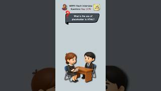 What is the use of placeholder in HTML?   #shorts