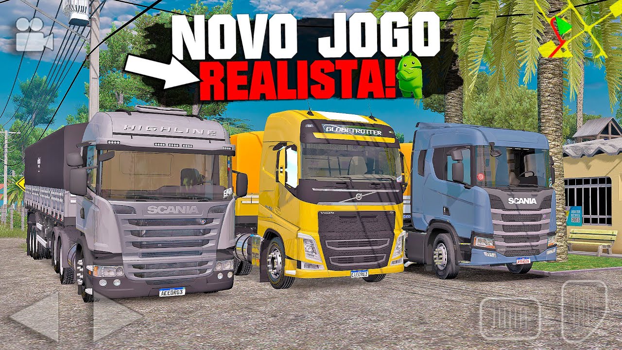 SAIU! NOVO JOGO REALISTA DE CAMINHÕES PARA ANDROID (UNIVERSAL