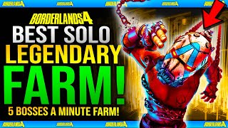Borderlands 4 - New INSANE SOLO LEGENDARY LOOT FARM Glitch! - 5 Bosses a Minute Best Solo Farm Guide