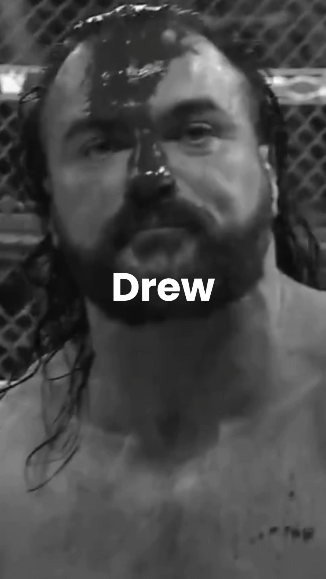 Drew Wasn’t Supposed To Bleed… #wwe