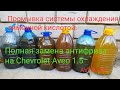 Промывка системы охлаждения лимонной кислотой. Полная замена антифриза на Chevrolet Aveo 1.5