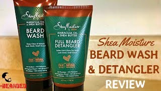 Shea Moisture Beard Wash & Detangler Review || #Bearded Ep. 3
