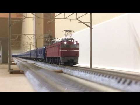 [Nゲ－ジ] リニューアルしたTOMIXのEF81で56両の客車を引いてみた。：屋根裏ライン [N-Scale] Japanese train models