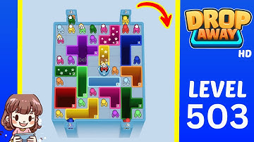 Drop Away Level 503 Solution Walkthrough