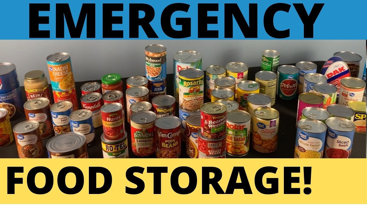 75 Canned Foods For Your Emergency Food Storage Prepper Pantry! All