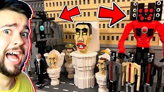 ЛЕГО БОССЫ СКИБИДИ ТУАЛЕТ vs ТИТАН СПИКЕРМЕН, БОСС КАМЕРАМЕН 👺💩 LEGO Skibidi Toilet В РЕАЛЬНОЙ ЖИЗНИ