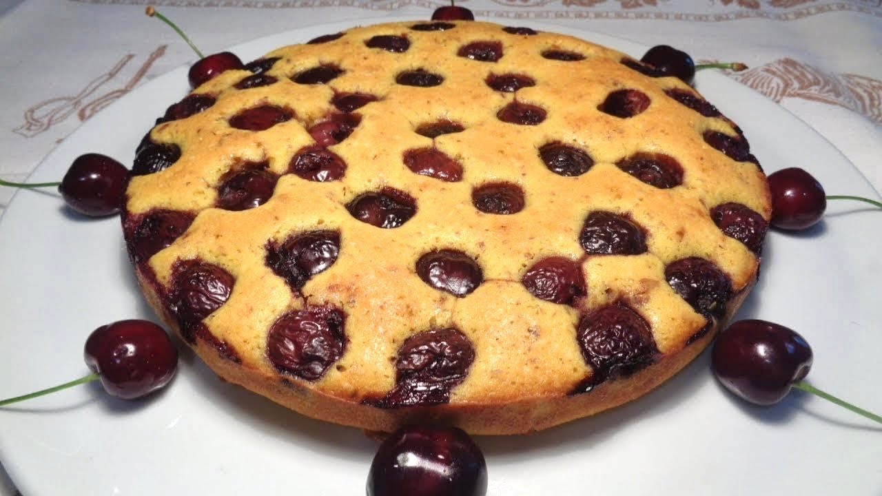 TORTA DI CILIEGE Ricetta facile, senza lievito