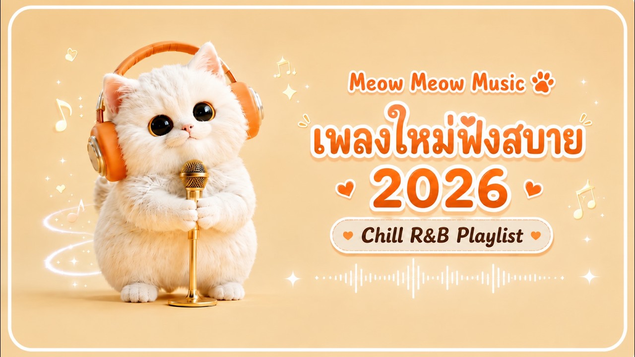 รวมเพลงใหม่ฟังสบาย 2026 | Chill R&B Playlist สำหรับทำงาน คาเฟ่ ขับรถ และพักผ่อน