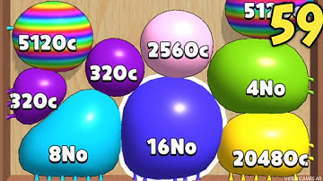 Blob Merge 3d - Gameplay Walkthrough Part 59 - All Max levels Unlock 8no-16no(Android, iOS)