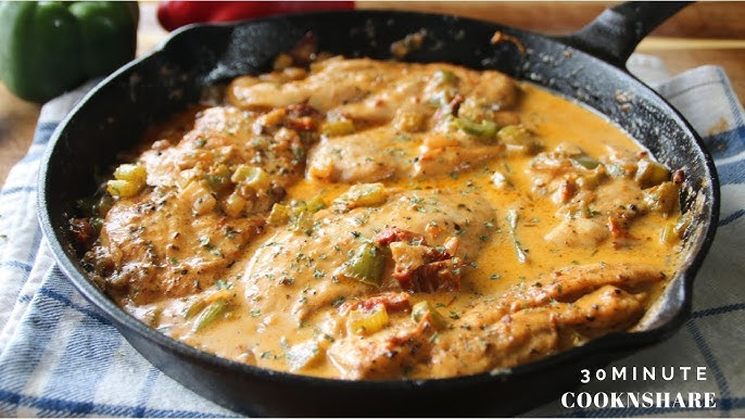 Smothered Chicken - Craving Tasty