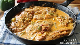 Creamy Cajun Chicken in 30 minutes  Mouthwatering