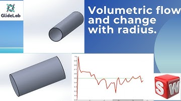 Step by Step Flow Simulation | Volumetric Flow | Change with Radius | Solidworks Simulations