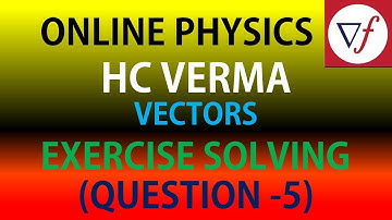 H.C. Verma | Vectors Problem Solution | Reverse of a vector | HCV Discussion - Vector Question | V-5