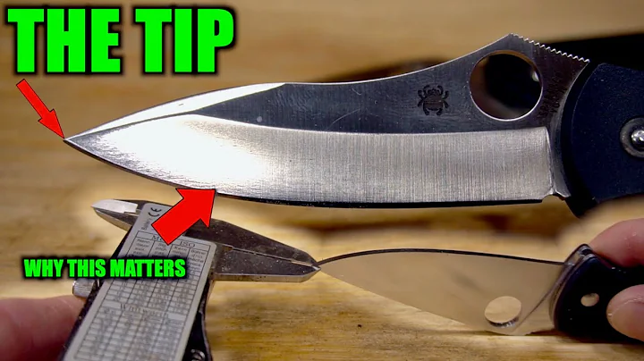 KNIFE SHARPENING TIPS 3 | The tip, and why its difficult to sharpen.