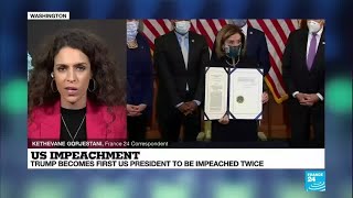 Trump impeached for unprecedented second time