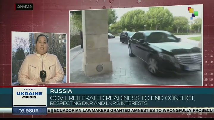 Lavrov says Russia never wanted war and is ready to end conflict