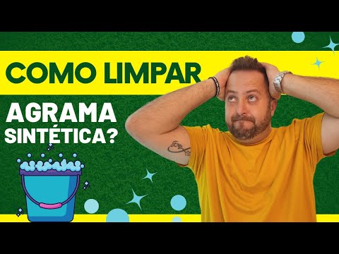 Vídeo: Como limpar grama sintética?