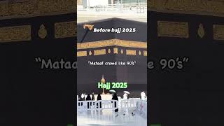 mataaf Crowd like 90's #hajj2025 #hajj #makkah #mataaf #makkamukarrama #madina #haji #haji2025
