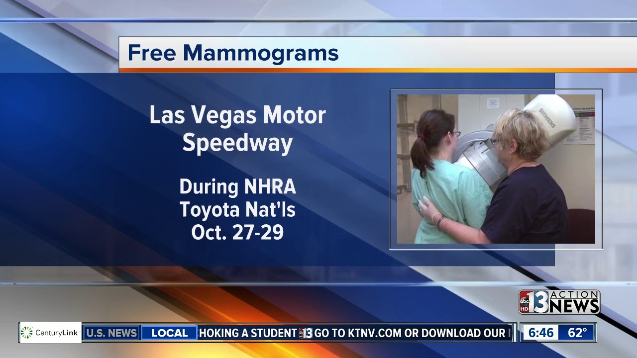 Free mammograms at Las Vegas Motor Speedway